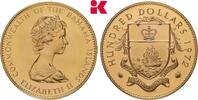BAHAMAS 100 Dollars 1972. Elizabeth II, 1952-2022. Prachtexemplar von po... 3995,00 EUR  Excl. 9,90 EUR Verzending