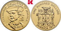 JAMAIKA 100 Dollars 1975. Elizabeth II, 1952-2022. Stempelglanz, im Orig... 1195,00 EUR  Excl. 9,90 EUR Verzending