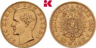 BAYERN 10 Mark 1888. D Otto II., 1886-1913. Sehr sch&ouml;n 695,00 EUR  Excl. 9,90 EUR Verzending
