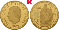 SPANIEN 200 Euro 2008. Auflage: 3.500 Exemplare. Juan Carlos I., 1975-20... 1755,00 EUR  Excl. 9,90 EUR Verzending