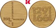 SCHWEIZ 250 Franken 1991 B, Bern. Stempelglanz im Originaletui 1095,00 EUR  Excl. 9,90 EUR Verzending