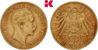 PREUSSEN 10 Mark 1895 A. Wilhelm II., 1888-1918. Sehr sch&ouml;n 995,00 EUR  Excl. 9,90 EUR Verzending