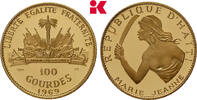 HAITI 100 Gourdes 1969, Republik. Prachtexemplar von polierten Stempeln,... 2595,00 EUR  Excl. 9,90 EUR Verzending