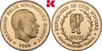 ELFENBEINK&Uuml;STE 100 Francs 1966. Republik seit 1960. Prachtexemplar von p... 3995,00 EUR  Excl. 9,90 EUR Verzending