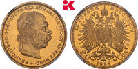KAISERREICH &Ouml;STERREICH 20 Kronen 1894, Wien. Franz Joseph I., 1848-1916.... 1095,00 EUR  Excl. 9,90 EUR Verzending
