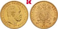 PREUSSEN 20 Mark 1872. B. Wilhelm I., 1861-1888. Vorz&uuml;glich 1145,00 EUR  Excl. 9,90 EUR Verzending