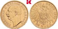 ANHALT 20 Mark 1904. A. Friedrich II., 1904-1918. Vorz&uuml;glich 2425,00 EUR  Excl. 9,90 EUR Verzending