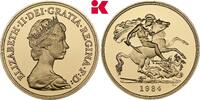 GROSSBRITANNIEN / IRLAND 5 Pounds 1984, Royal Mint Elizabeth II, 1952-20... 5745,00 EUR  Excl. 9,90 EUR Verzending