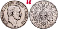 SACHSEN 2 Mark 1905. Friedrich August III., 1904-1918. Fast vorz&uuml;glich 95,00 EUR  Excl. 9,90 EUR Verzending