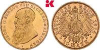 SACHSEN-MEININGEN 10 Mark 1914. Auflage: 1.002 Exemplare. Georg II., 186... 7945,00 EUR  Excl. 9,90 EUR Verzending