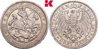 PREUSSEN 3 Mark 1915 A. Wilhelm II., 1888-1918. Vorz&uuml;glich 785,00 EUR  Excl. 9,90 EUR Verzending
