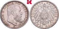 W&Uuml;RTTEMBERG 2 Mark 1912. Wilhelm II., 1891-1918. Vorz&uuml;glich + 85,00 EUR  Excl. 9,90 EUR Verzending