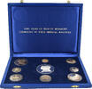 IRAN Satz von 2.000, 1000, 750, 500, 200, 100, 75, 50 u 1971. Mohammed R... 8495,00 EUR  Excl. 9,90 EUR Verzending
