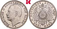 BADEN 3 Mark 1915 G. Friedrich II., 1907-1918. Vorz&uuml;glich + 145,00 EUR  Excl. 9,90 EUR Verzending