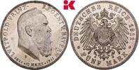 BAYERN 5 Mark 1911. Luitpold, Prinzregent, 1886-1912. Vorz&uuml;glich-Stempel... 145,00 EUR  Excl. 9,90 EUR Verzending
