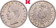 BAYERN 2 Mark 1901. Otto II., 1886-1913. Vorz&uuml;glich 55,00 EUR  Excl. 9,90 EUR Verzending