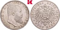 W&Uuml;RTTEMBERG 5 Mark 1913. Wilhelm II., 1891-1918. Vorz&uuml;glich + 125,00 EUR  Excl. 9,90 EUR Verzending