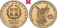 GRIECHENLAND 2.500 Drachmen 1982. Republik. Prachtexemplar von polierten... 855,00 EUR  Excl. 9,90 EUR Verzending