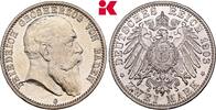 BADEN 2 Mark 1903. Friedrich I., 1852-1907. Fast Stempelglanz 185,00 EUR  Excl. 9,90 EUR Verzending