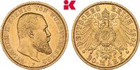 W&Uuml;RTTEMBERG 10 Mark 1905. Wilhelm II., 1891-1918. Fast vorz&uuml;glich 1025,00 EUR  Excl. 9,90 EUR Verzending