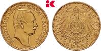 SACHSEN 10 Mark 1907. Friedrich August III., 1904-1918. Vorz&uuml;glich-Stemp... 825,00 EUR  Excl. 9,90 EUR Verzending