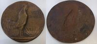 Miscellanea Einseitige Bronzehohlgussmedaille v. Willy Homburg, a.d. Morgenstunde -