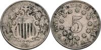 USA 5 Cents Wertzahl ohne Strahlen -