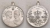 Italien Neusilbermedaille Victor Emanuel III., 1900-1946 -