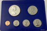 British Virgin Islands Proof set zu 6 Münzen Elisabeth II., 1952-2022 -