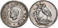 Nürnberg, Stadt Kleine Silbermedaille geprägt bei Lauer, auf die Geburt von Friedrich August Barth -