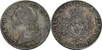 Frankreich Ecu au bandeau L, Bayonne Louis XV., 1715-1774 -