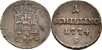 Habsburg Ku.-Schilling S, Schmöllnitz, für Galizien Maria Theresia, 1740-1780 -