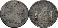Mexiko 8 Reales, Mexiko City mit zahlreichen chinesischen Chopmarks -