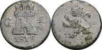 Guatemala 1/4 Real G, Guatemala 1818 Fernando VII., 1808-1821 fast ss, A... 75,00 EUR  plus 14,90 EUR verzending