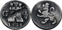 Guatemala 1/4 Real G, Guatemala 1821 Fernando VII., 1808-1821 ss, winz. ... 65,00 EUR  plus 14,90 EUR verzending
