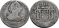 Guatemala 1/2 Real NG-M, Nueva Guatemala 1787 Carlos III., 1759-1788 fas... 85,00 EUR  plus 14,90 EUR verzending