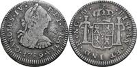 Guatemala 1/2 Real NG-M, Nueva Guatemala 1789 Carlos IV., 1788-1808 fast... 125,00 EUR  plus 14,90 EUR verzending