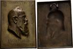 Bayern Einseitige Bronzehohlgussplakette Prinzregent Luitpold, 1886-1912 -