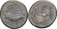 Imperatorische Prägungen Denar, Heeresmünzstätte (Ägypten/Patros?) Marcus Antonius, - 30 v. Chr. -