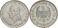 Drittes Reich 5 Reichsmark F, Stuttgart a.d. 175. Geburtstag Friedrich von Schillers -