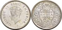 Indien 1/2 Rupee, Bombay George VI., 1936-1952 -