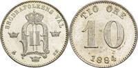 Schweden 10 Öre, Stockholm Oskar II., 1872-1907 -