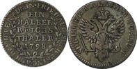 Altdeutschland Jever 1/2 Reichstaler Friederike Auguste von Anhalt-Zerbst 1/2 Reichstaler 1798 für Paul I v. Rußland -