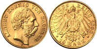 Kaiserreich Sachsen König Albert 10 Mark 1898 E vz+