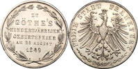 Altdeutschland Frankfurt am Main 2 Gulden 1849 vz+ 239,00 EUR  Excl. 10,80 EUR Verzending
