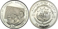Liberia 20 Dollars History of America -