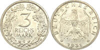 Weimarer Republik 3 Mark Kursmünze -