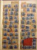 Deutsche Besetzung 1914-18 Etappe West 25 Cents auf 20 Cents 66 Stück -
