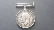 Großbritannien Medaille für Teilnehmer 1. WK mit Randgravur -