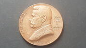 Drittes Reich Medaille Hindenburg Todestag Medaille von Mayer & Wilhelm auf seinen Tod -